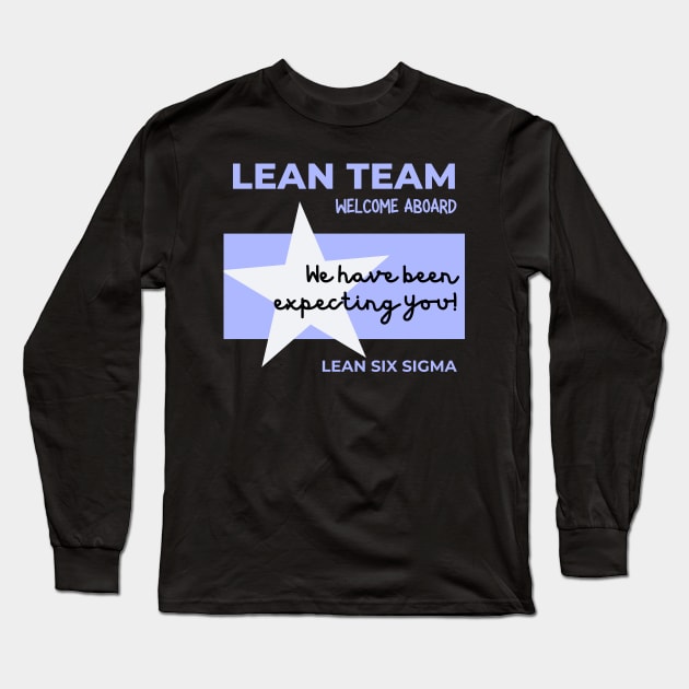 Lean Team, Welcome Long Sleeve T-Shirt by Viz4Business